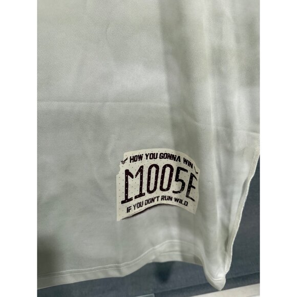 Cross Eyed Moose Oversized Graphic Tee Loose Fit Moisture-Wicking Snow Fade XL - Picture 6 of 6